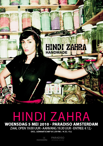 Berbers talent Hindi Zahra komt met debuut album, Hand made