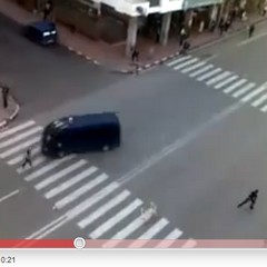 Politie show in Tangier op 20 februari