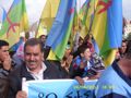 Tanger: Hoogste concentratie amazigh vlaggen tijdens demonstratie