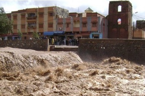 Minstens een slachtoffer door noodweer in khenifra (Marokko)