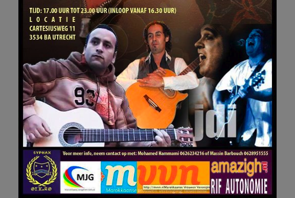 Viering Amazigh lente in Utrecht op 21 april