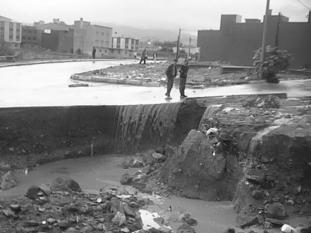 Harde regen veroorzaakt wateroverlast in Nador, Noord-Marokko
