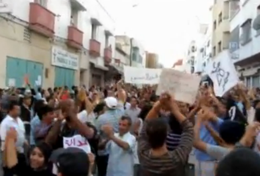 Demonstraties 25 september in Rabat