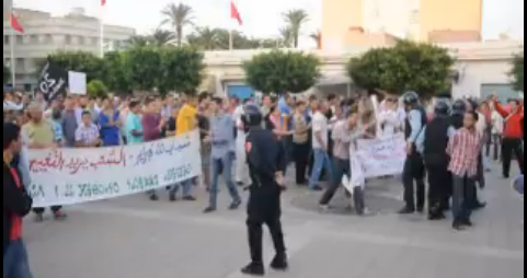 Demonstraties 25 september in Nador