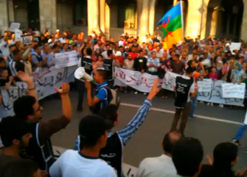 Demonstraties 25 september in Tetouan